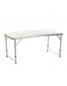 Table pliante en aluminium - 60 x 60 cm - Beige