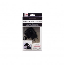 Prise secteur avec port USB intégré - Adaptateur universel - Couleur aléatoire