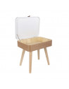 Table de chevet en bois avec rangement - Elin - 40 x 30,5 x 54 cm