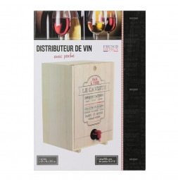 Distributeur de vin en bois - 5 Litres - Modèles aléatoires 