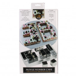 Moule "Number Cake" - Inox