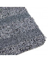 Tapis 2 en 1 ultra absorbant et grattoir - L 75 x l 45 x H 0,5 cm - Gris