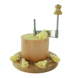 Racloir à fromage avec cloche - Bois