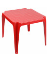 Table enfant empilable - 51 x 51 x 43 cm - Rouge