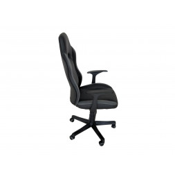 Chaise de bureau Myhomi - l 66 x P 61 x H 108,5-118 cm - Noir