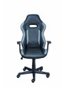 Chaise de bureau Myhomi - l 66 x P 61 x H 108,5-118 cm - Noir
