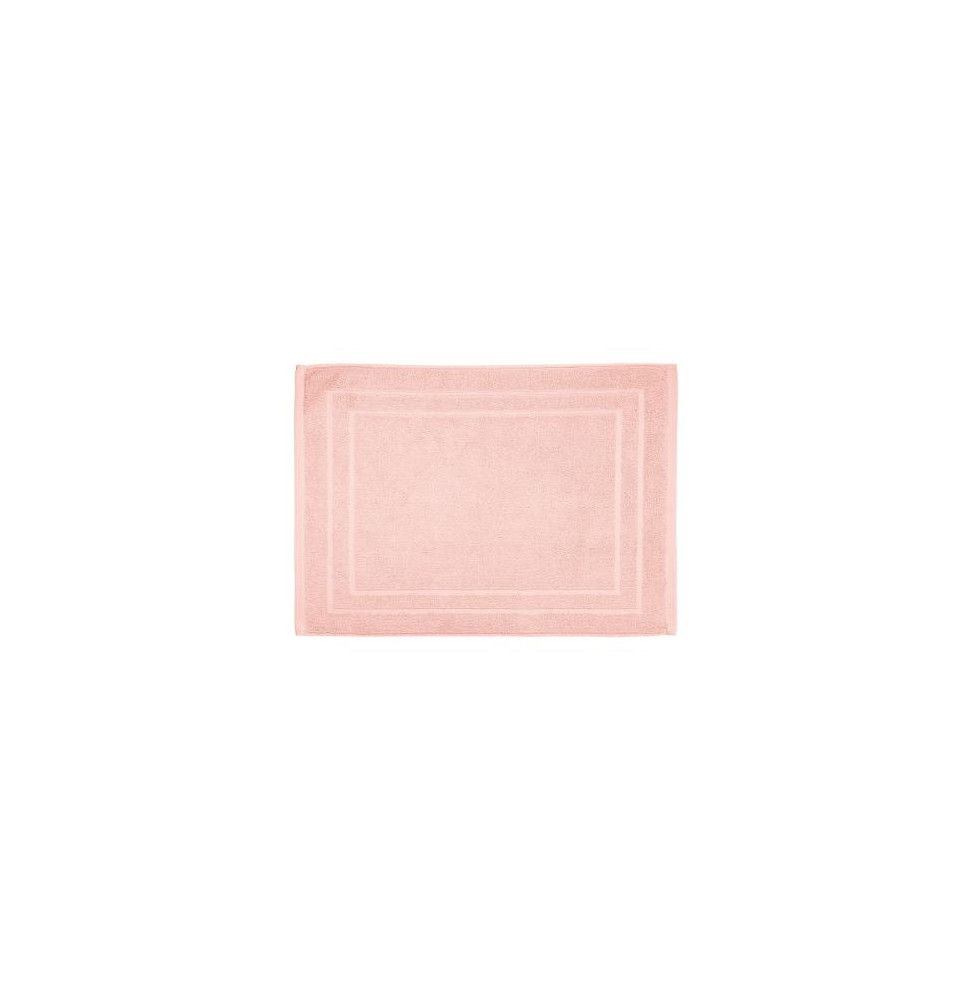 Tapis de bain en coton - 50 x 70 cm - Rose pastel