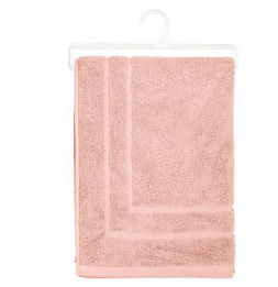 Tapis de bain en coton - 50 x 70 cm - Rose pastel