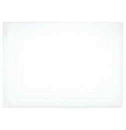 Tapis de bain en coton - 50 x 70 cm - Blanc