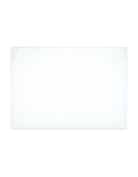 Tapis de bain en coton - 50 x 70 cm - Blanc