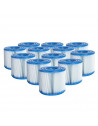 Lot de 12 cartouches de filtration type H - Pour piscine - Intex