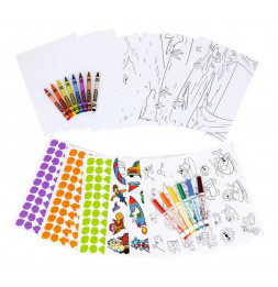 Kit atelier de stickers - L 19 x l 24 x H 6 cm - 4 ans et plus