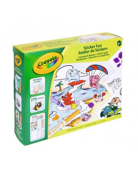 Kit atelier de stickers - L 19 x l 24 x H 6 cm - 4 ans et plus