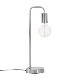 Lampe à poser en métal Keli - H 46 cm - Argenté