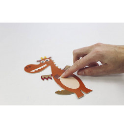Pochette créative - Stickers - Dragons 3D