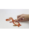 Pochette créative - Stickers - Dragons 3D
