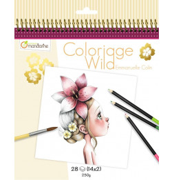 Cahier de coloriage - 28 dessins - Wild