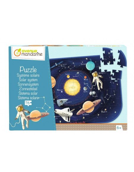 Puzzle éducatif - Grand format - Le système solaire