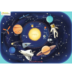 Puzzle éducatif - Grand format - Le système solaire