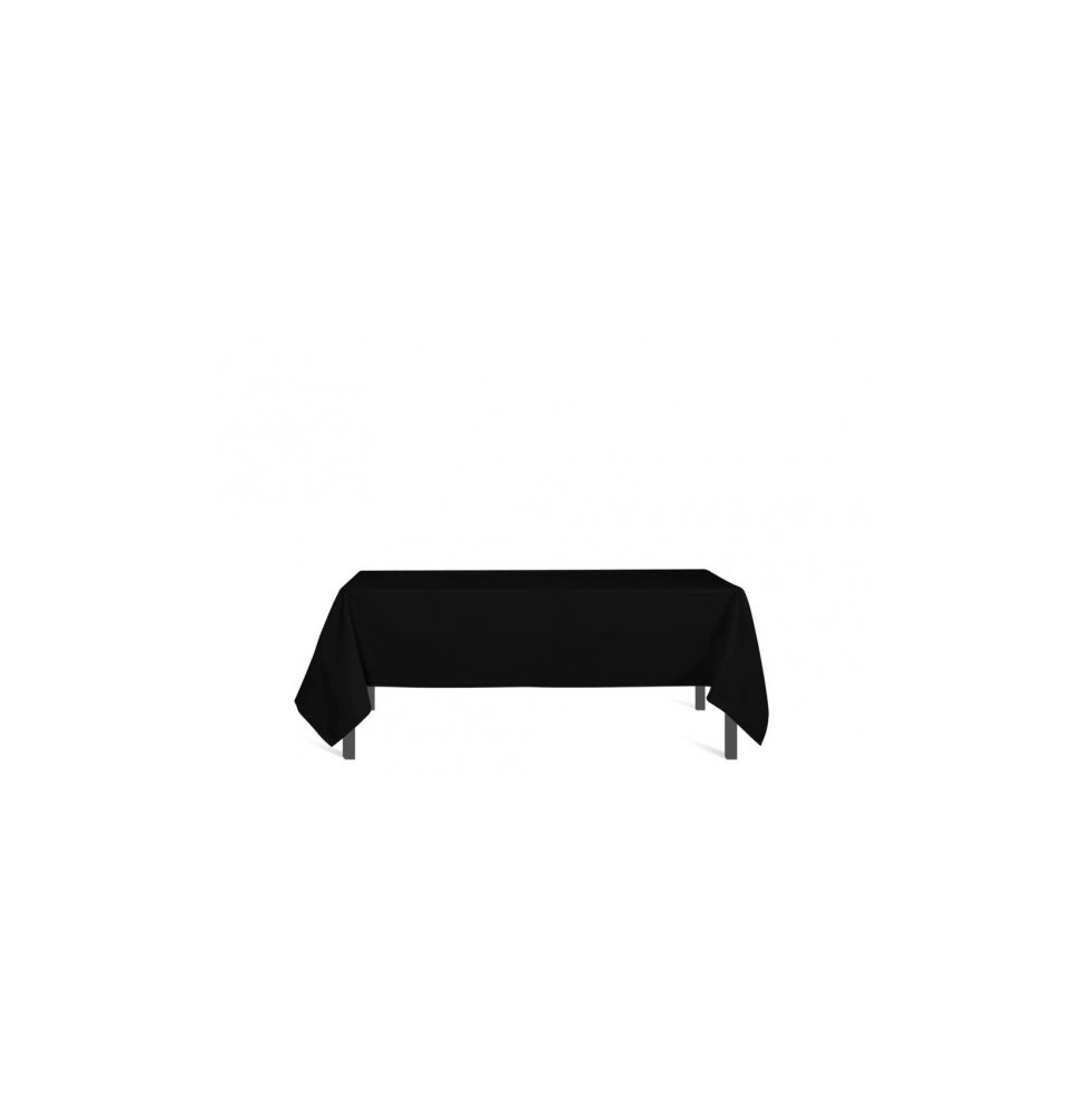 Nappe anti-tâches rectangulaire Alix - L 270 x l 160 - Noir