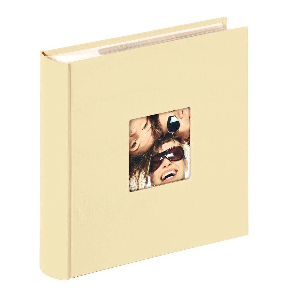 Album photo à pochettes 200 mémos Fun - L 24 x l 22 cm - Beige