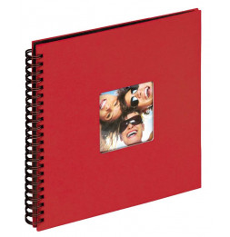 Album photos à spirales 50 pages "Walther fun" - 200 photos 10 x 15 cm - Rouge