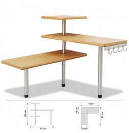 Etagère d'angle en bambou...