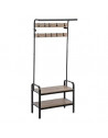 Meuble vestiaire Jano - L 73,5 x P 34 x H 170,5 cm