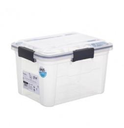 Boîte de rangement 18 L - L 38 x P 28,5 x H 24,5 cm