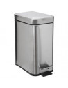 Poubelle rectangle - 5 L - Inox