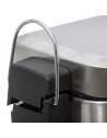 Poubelle rectangle - 5 L - Inox