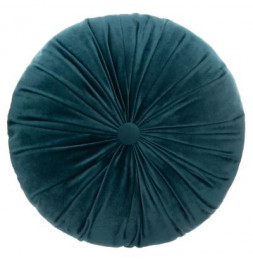 Coussin rond effet velours...
