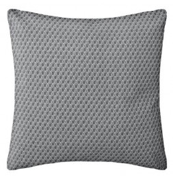 Coussin à motifs Otto - 38 x 38 cm - Gris