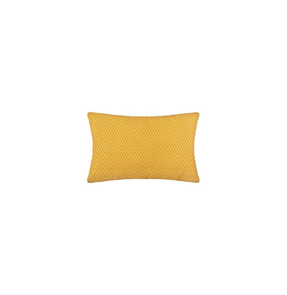 Coussin à motifs Otto - 30 x 50 cm - Jaune