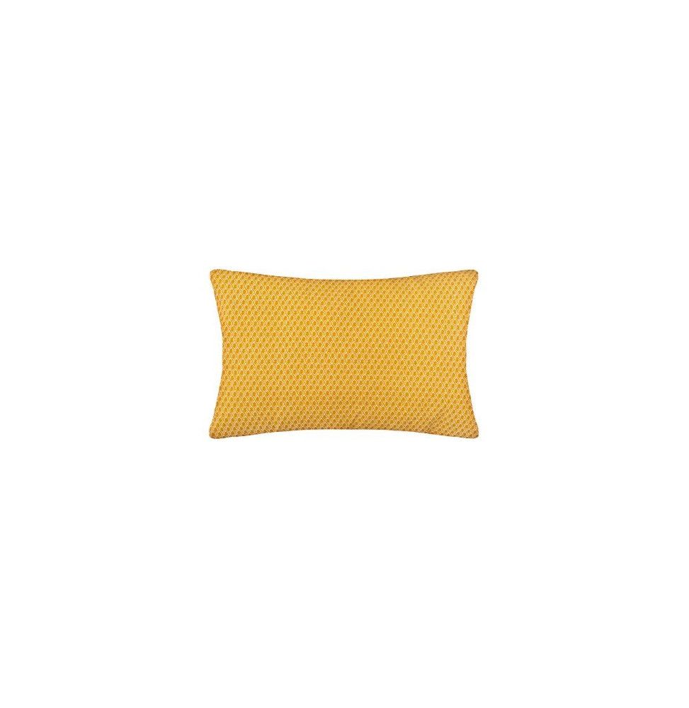 Coussin à motifs Otto - 30 x 50 cm - Jaune