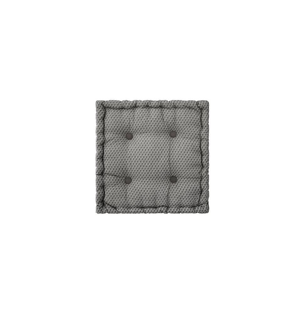 Coussin de sol Otto - 40 x 40 x 8 cm - Gris