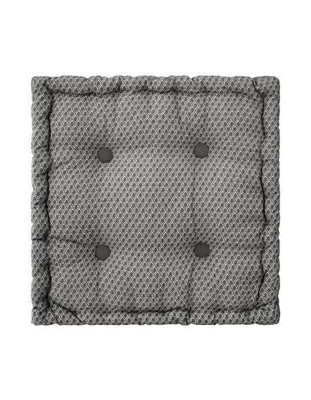 Coussin de sol Otto - 40 x 40 x 8 cm - Gris