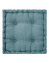 Coussin de sol Otto - 40 x 40 x 8 cm - Bleu