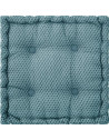 Coussin de sol Otto - 40 x 40 x 8 cm - Bleu