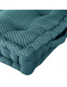 Coussin de sol Otto - 40 x 40 x 8 cm - Bleu