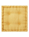 Coussin de sol Otto - 40 x 40 x 8 cm - Jaune