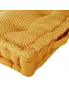 Coussin de sol Otto - 40 x 40 x 8 cm - Jaune