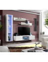 Ensemble TV mural - FLY R2 - 210 x 40 x 190 cm - Blanc