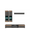 Ensemble meuble TV mural - ABW Modo - Gris