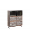 Commode de rangement - Witrynaniska Plank - 100 x 40 x 120 cm - Marron