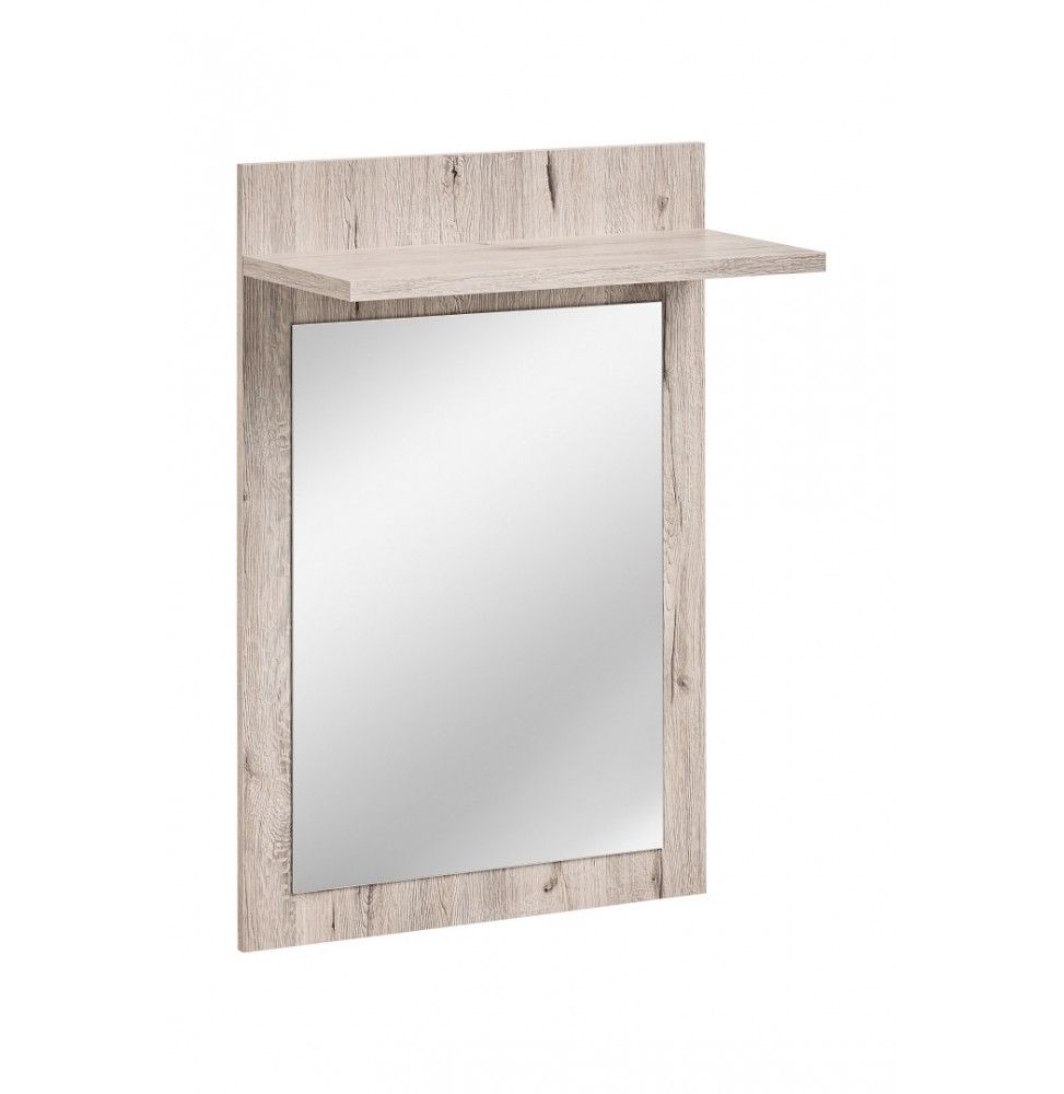 Miroir avec étagère - GUSTAVO - 60 x 25 x 90 cm