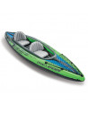 Set kayak Challenger k2 avec rame et gonfleur - L 351 x l 76 x H 38 cm - Intex