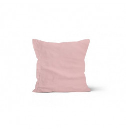 Taie d'oreiller en percale de coton - 65 x 65 cm - Rose