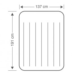 Matelas gonflable Rest Classic - 2 personnes - Intex