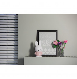 Tirelire Miffy - Lapin - 13 cm - Rose